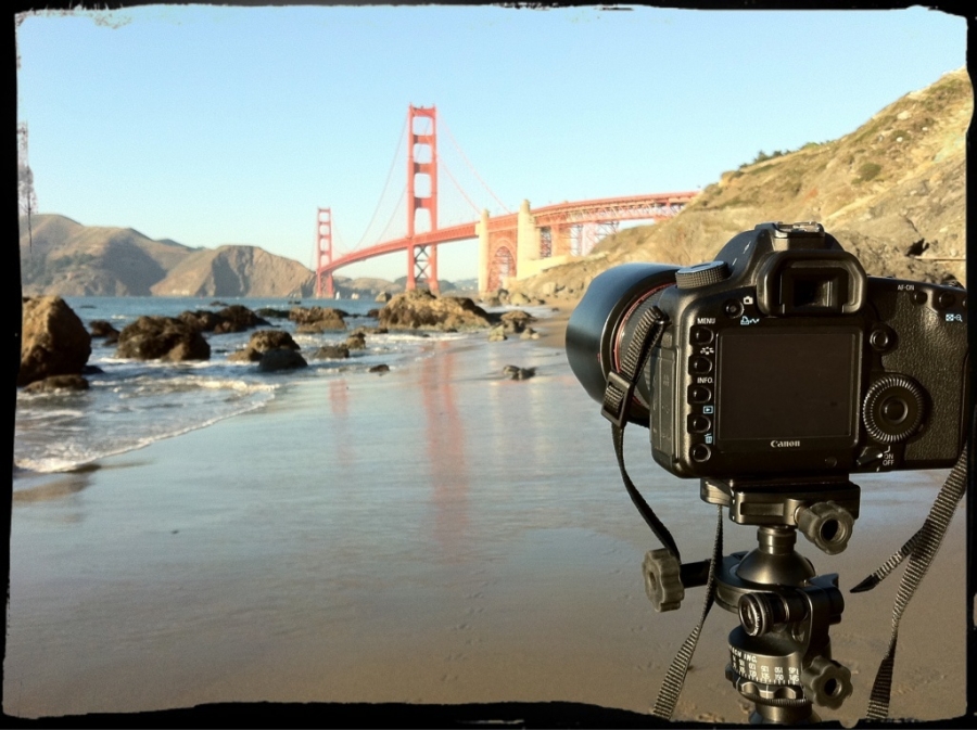 [Image: Image by @bperry - Waiting for sunset near the Golden Gate Bridge #sf on Propic]