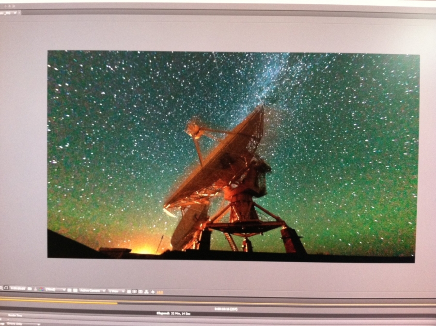 [Image: Photo by @timescapes - Rendering a new VLA shot taken with 8mm fisheye then de-fished in @AdobeAE on Propic]