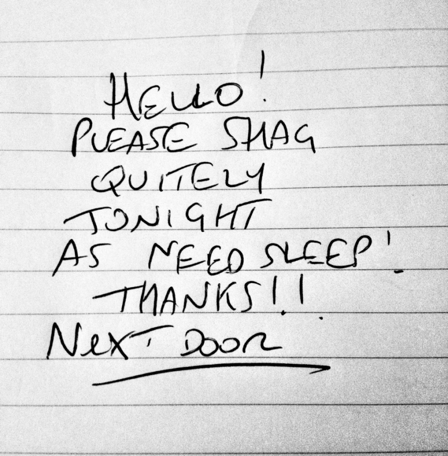 [Image: Image by @PhilipBloom - Note pushed under room next door at hotel! :) on Propic]