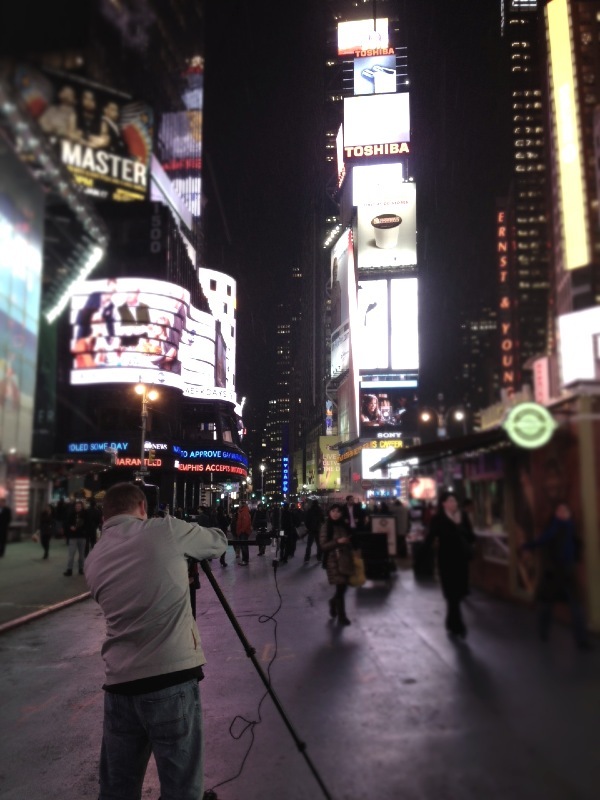 [Image: Photo by @MNS1974 - Shooting in Time Square with @miss_h_bomb and @yaelshulman on Propic]