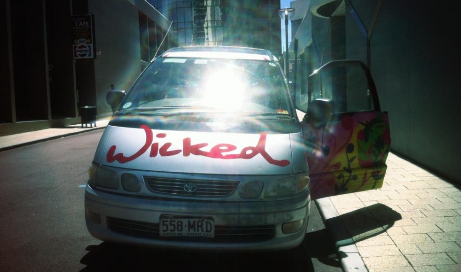 [Image: wicked by @drkanab - Checked out of our hotel & got our Wicked camper van for 3 weeks of astro timelapse shooting around western Australia :D on Propic]