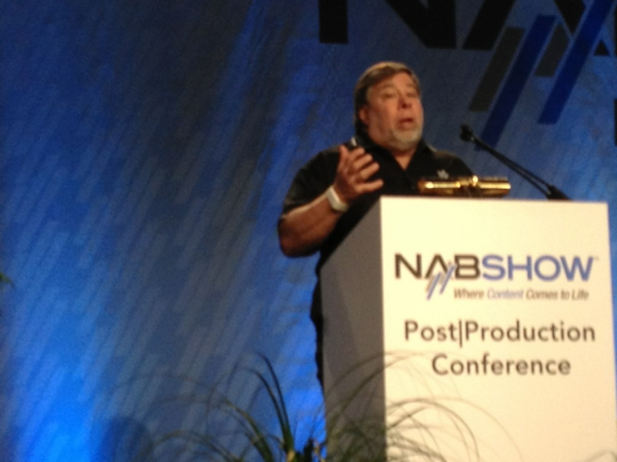 [Image: Image by @josh_diamond - Woz layin down a super creative spiel. #NAB on Propic]
