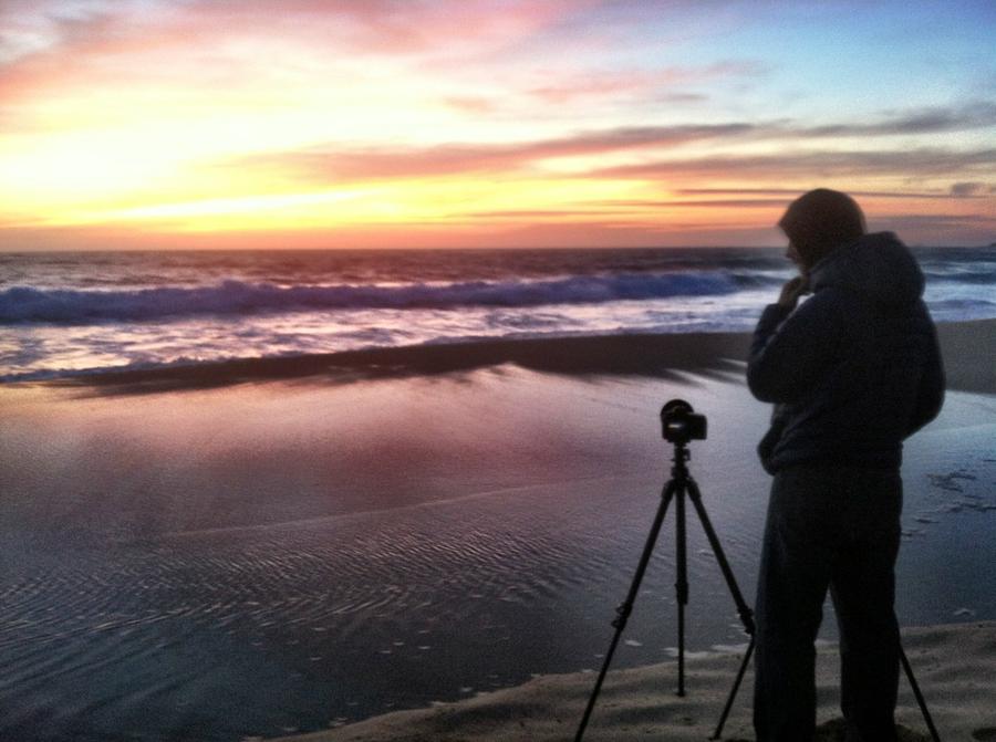 [Image: Image by @EricHinesPhotos - @shawnreeder shooting the sunset tonight in Big Sur. on Propic]