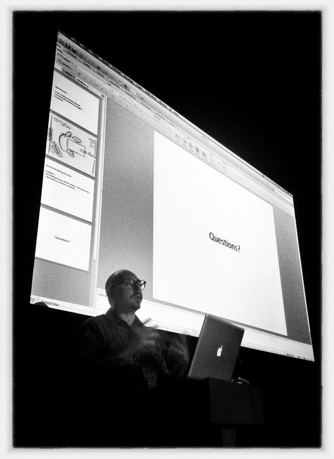[Image: Image by @PhilipBloom - The talented @TimurCivan fielding lighting questions at #MiMliveNY on Propic]