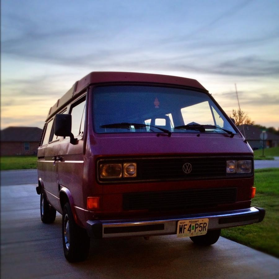 [Image: Image by @TheRedOwl - The dub doctor has laid hands on my Vanagon this evening. It's like driving a brand new VW. on Propic]