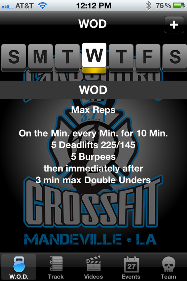 [Image: Image by @Jeremiahfry - Today's workout. Didn't quite finish "as prescribed" but worked as hard as I could!  #Lakeshore  #Crossfit #fitness on Propic]
