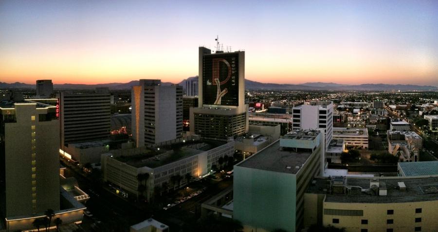 [Image: Image by @EricHinesPhotos - Sunrise in Vegas. Time for bed. on Propic]