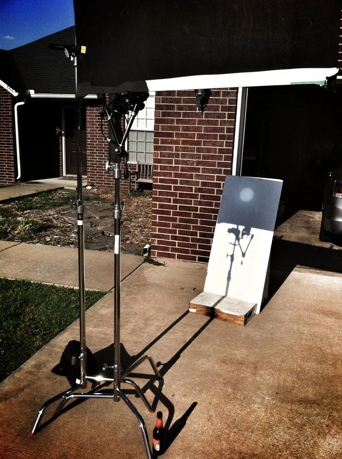 [Image: Image by @mjeppsen - Showing my son the Venus transit across our sun with binocular projection. Filmmaking grip gear helps. on Propic]