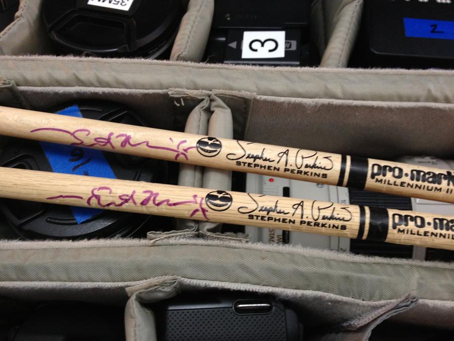 [Image: Image by @goforjared - Kick ass souvenir from @stephenperkins from our shoot today. @janesaddiction on Propic]