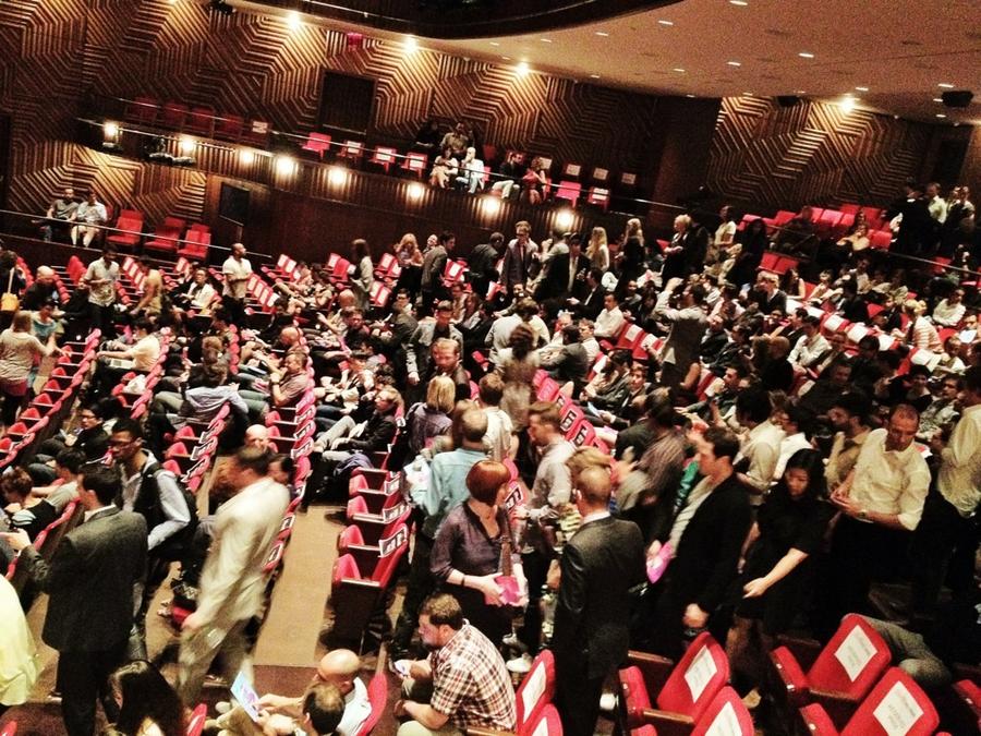 [Image: Image by @PhilipBloom - This is going to be epic! Theatre filling up for the @VimeoFestAwards @vimeo on Propic]