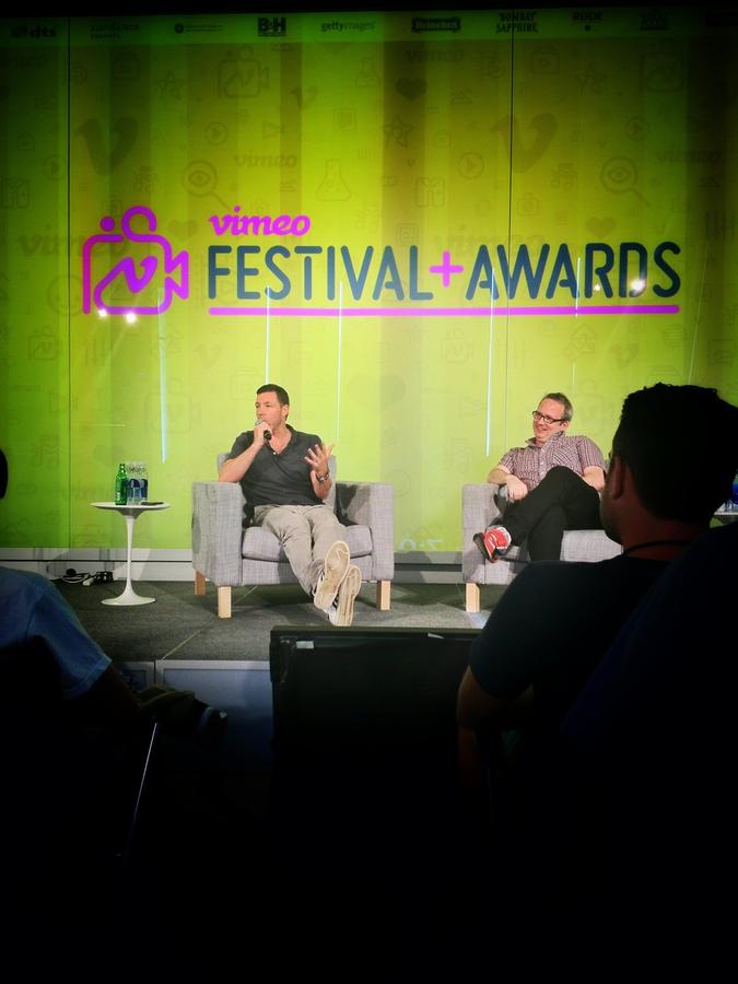[Image: Image by @PhilipBloom - Excellent talk on succeeding through failure by @edward_burns @tedhope at the #VimeoFest on Propic]
