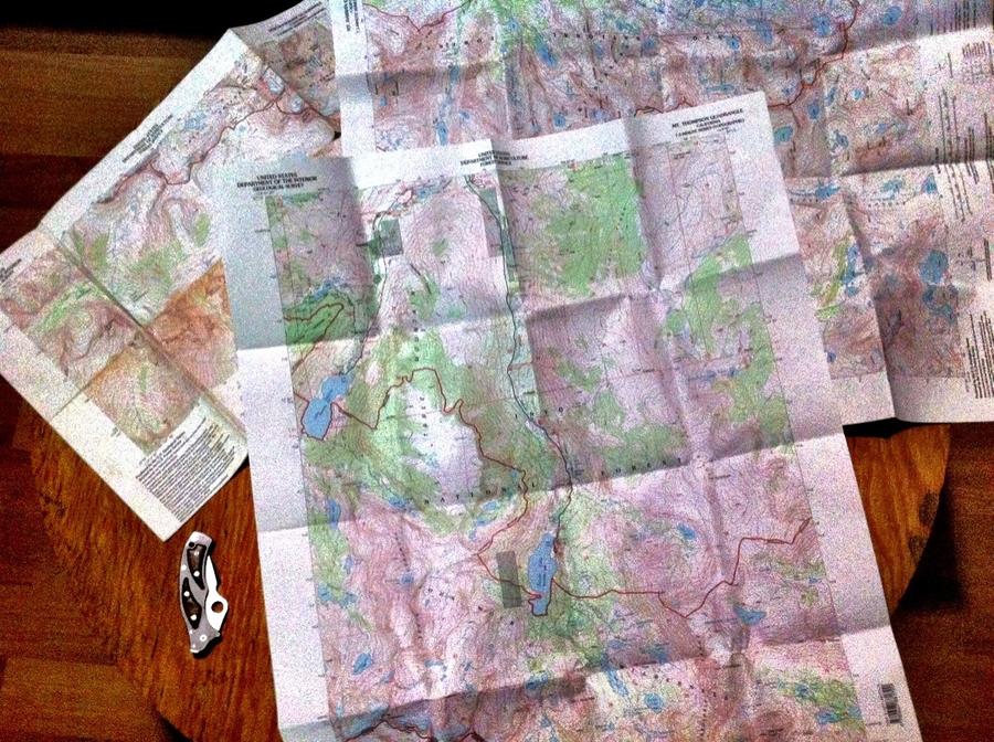 [Image: Image by @shawnreeder - Loving looking over maps getting psyched for a day in the mountains tomorrow #iPhoneography on Propic]