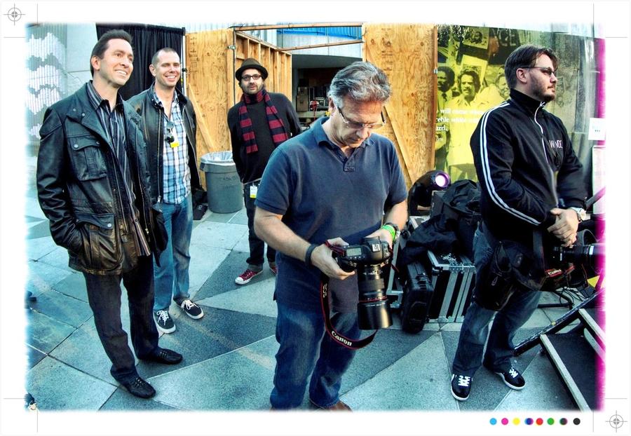 [Image: Image by @vincentlaforet - Backstage w Scott Forstall and Phil Schiller @wwdc -both were incredibly down to earth & Phil loved the 1DX. Fun week! on Propic]