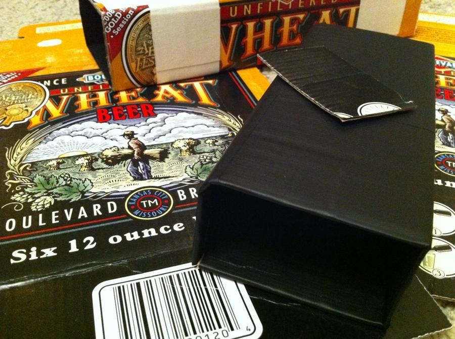 [Image: Image by @mjeppsen - Currently DIY'ing a photo snoot from a @Boulevard_Beer box and @IndustryTape on Propic]