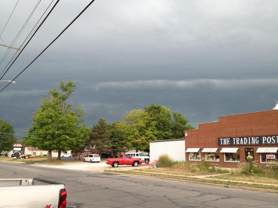 [Image: Image by @ChrisBeller - Wicked looking storm moving into Plymouth, IN @reedtimmerTVN on Propic]