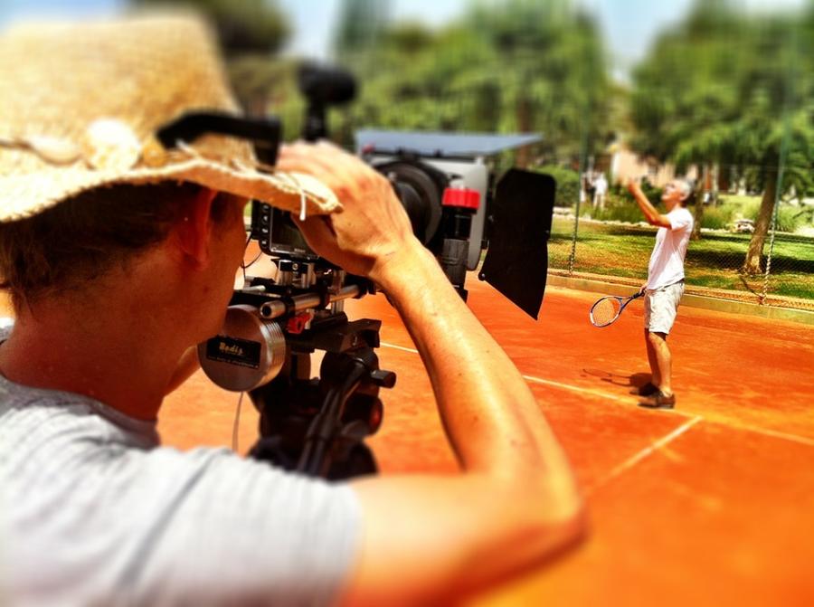 [Image: Image by @NinoLeitner - Shooting at the tennis courts with my team at the #filmmakingmasterclass in Majorca. on Propic]