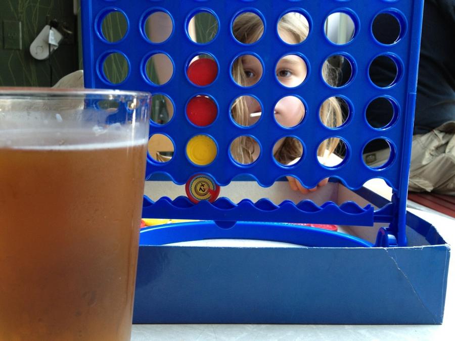 [Image: Image by @josh_diamond - Laundromat was closed so we switch to plan B: get drunk and play connect 4. on Propic]