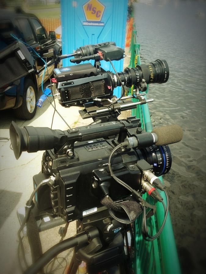 [Image: Image by @tomguilmette - Best seat in house. My own generator, bathroom & parkin spot! Running 3 cams, red MX, Sony f3 dual link & phantom flex! on Propic]