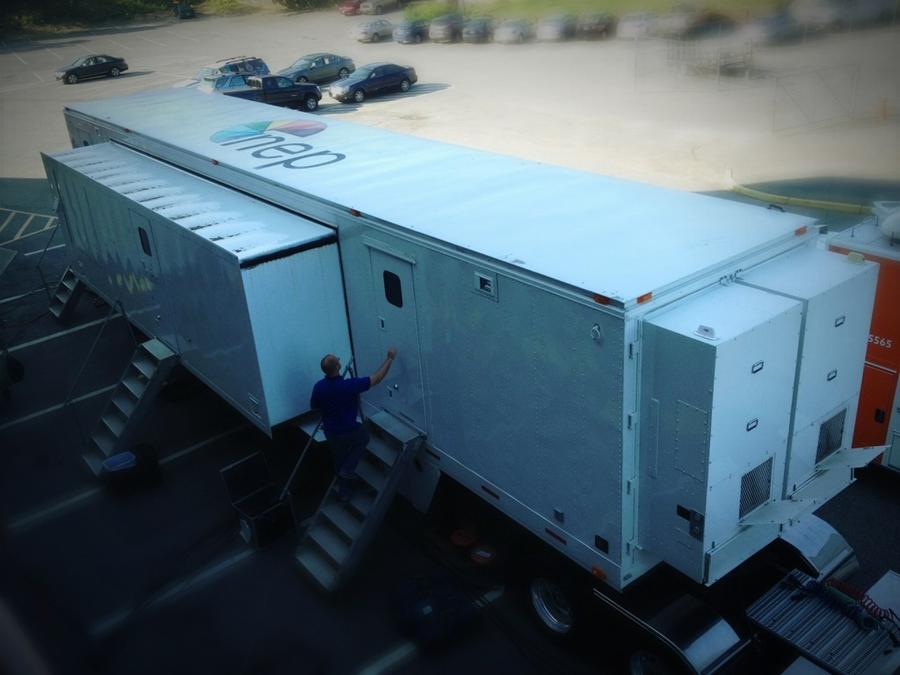 [Image: Image by @tomguilmette - Spending way too much of my summer working out of these 53 foot monsters… on Propic]