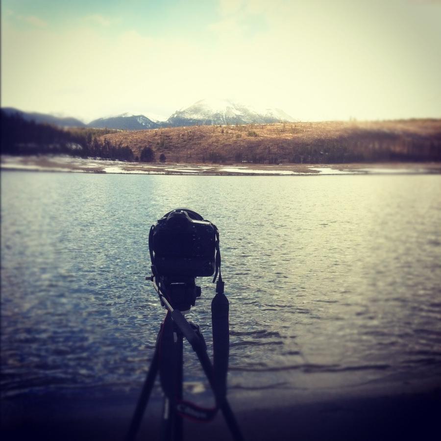 [Image: Image by @KrishanBansal - Shooting timelapse in the middle of a huge mountain lake. on Propic]