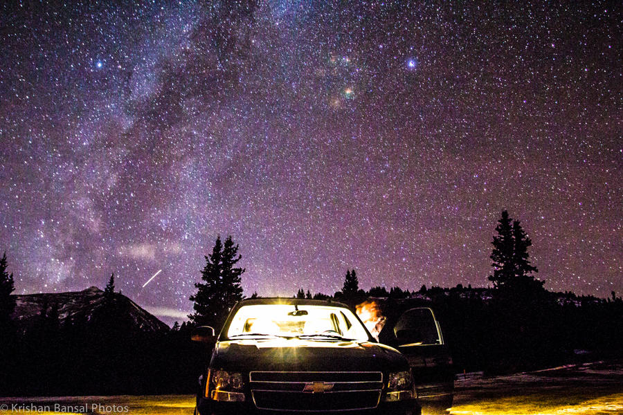 [Image: Me Setting Up A Milky Way Timelapse Shot. by @KrishanBansal - "Me among the Milky Way and Rocky Mountains" on @Pro_Pic.  on Propic]