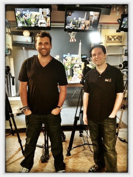 [Image: Image by @PhilipBloom - At @abelcine for the sold out workshop on large sensors. Very cool place. With @AndyShipsides on Propic]