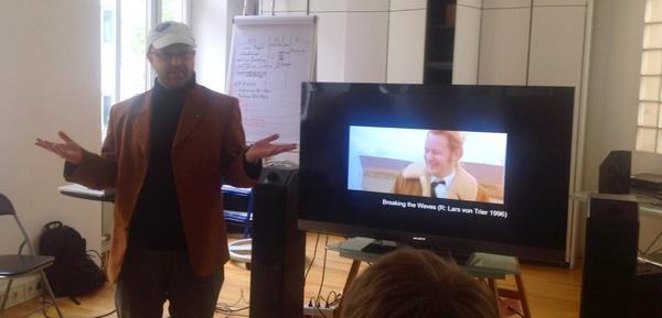 [Image: Image by @NinoLeitner - Attending a great drama workshop by my old friend Ip Wischin. I like to sit “on the other side”, never stop learning! on Propic]
