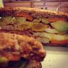 [Image: 3 eggs over easy w Almond cheddar cheese, avocado & Sriracha on wheat. Yup. by jasondiamond]