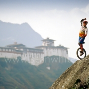 [Image: SFW028 Kris Holm Mountain Unicycling Bhutan 001 by SeanFWhite]